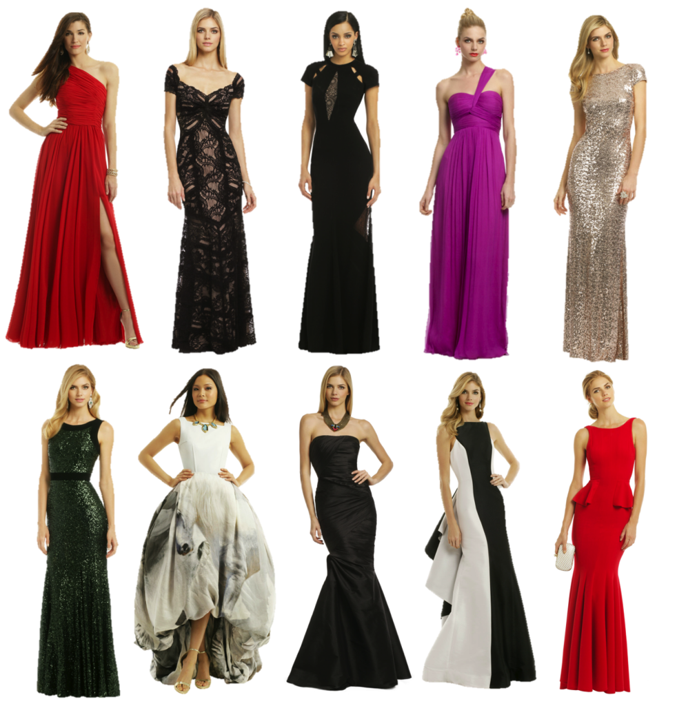 Rent the Runway Gowns