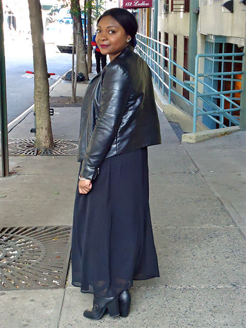 Outfit of the Day: Black Brunch Maxi | According to Yanni D